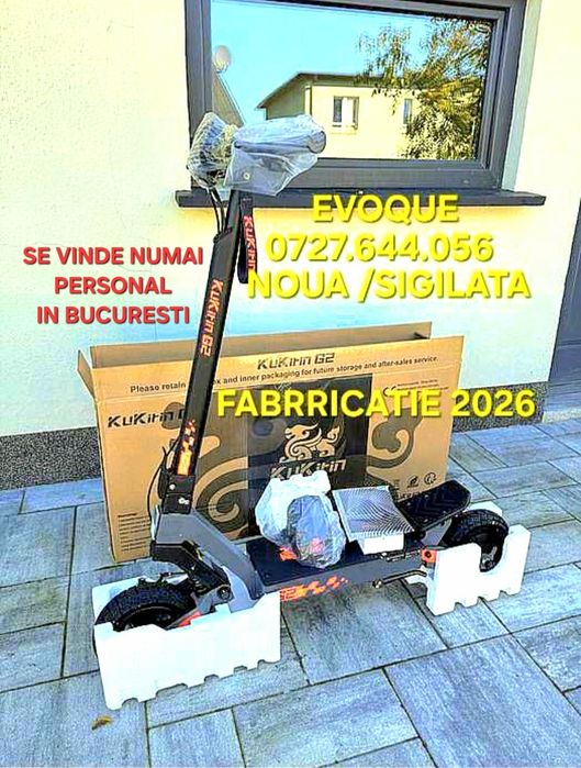 Trotineta electrica KUKIRIN G2 originala 16 Ah 10inch autonomie 100 km