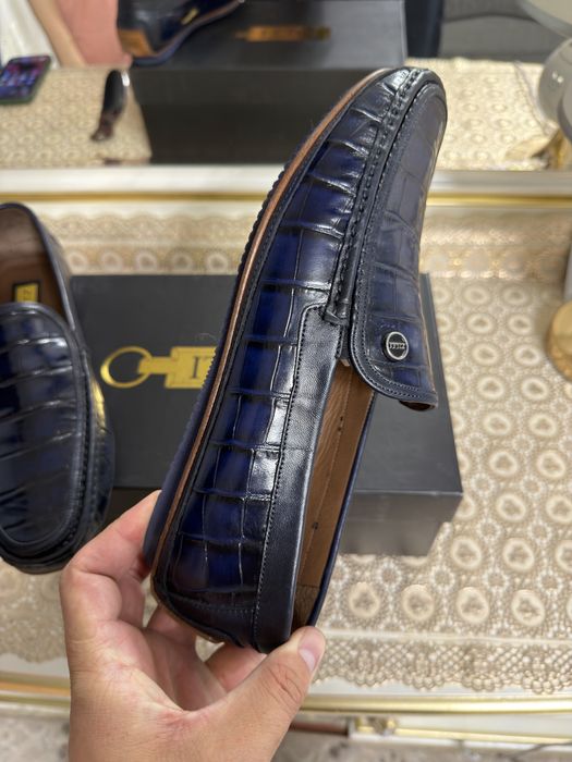 ZILLI — Premium tufli | Ko’k rang | 41-razmer