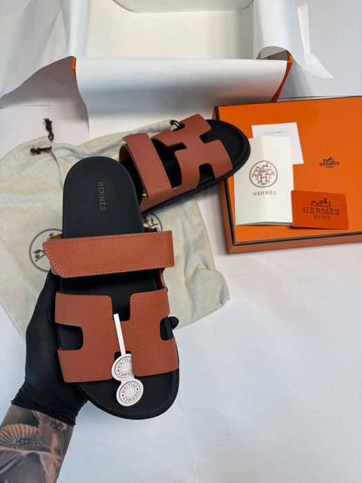 *PREMIUM* Papuci Hermès , Full Box, Mărimi 35/41 , 100% Piele Naturală