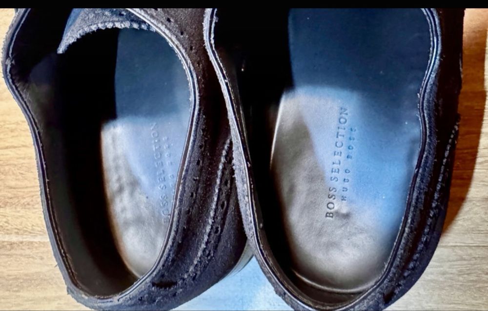 Pantofi Hugo Boss Selection - Made in Italy. Mărimea 43 EU Maro închis - Stare excelentă