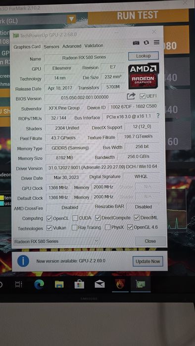 PC Gaming complet Alb RGB - i3 9100F, RX 580 8GB, 16GB RAM + Cadou Tastatură și Mouse
