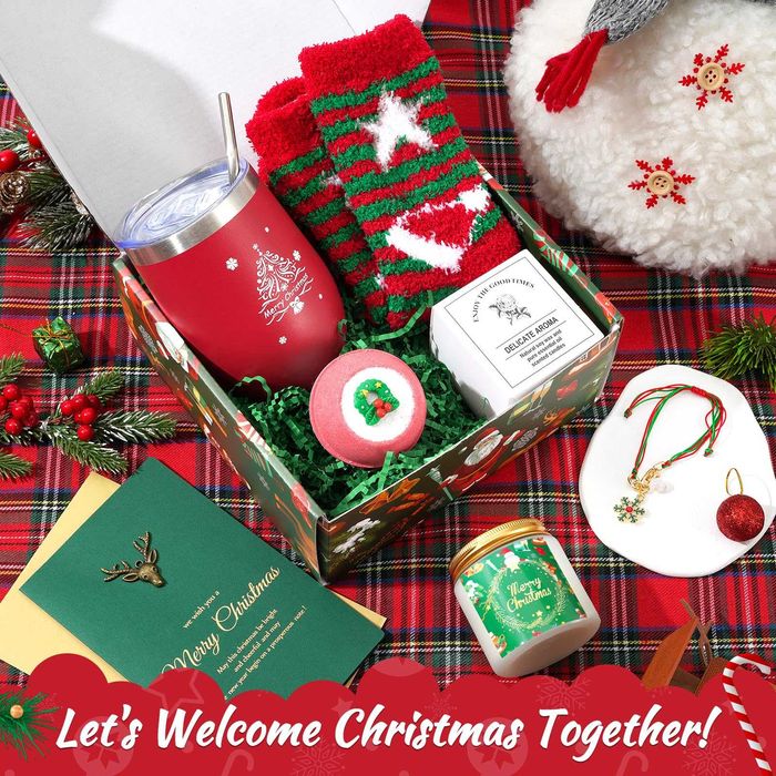 Подарък за Коледа за жена Подаръчен комплект 7 части коледна кутия