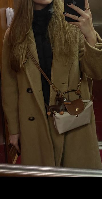 Палто H&M premium Manteco вълна