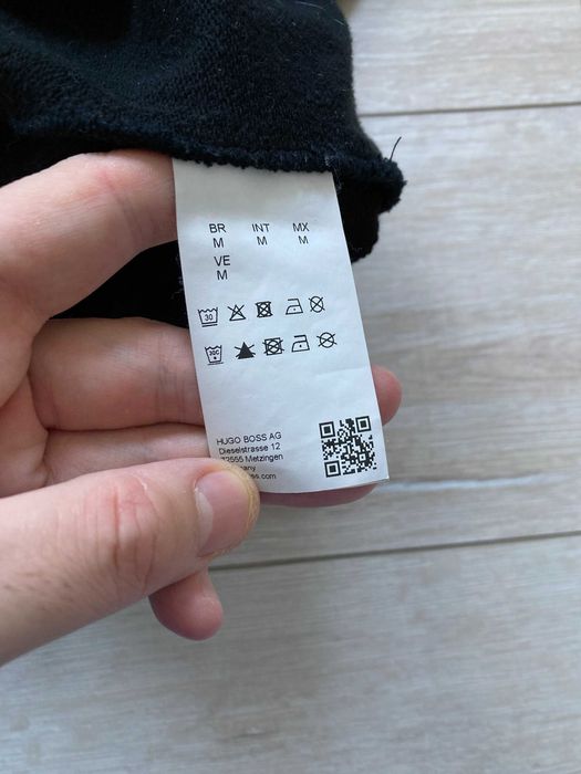 Hugo Boss Disho мъжки черен суитчър суичър размер М