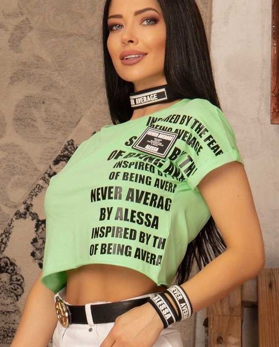 Бижута, сет колие и обеци, чоукър Алеса, Alessa