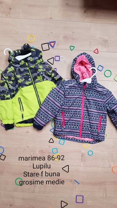 Lot geci pentru schi, marimea 86-92, 2 buc