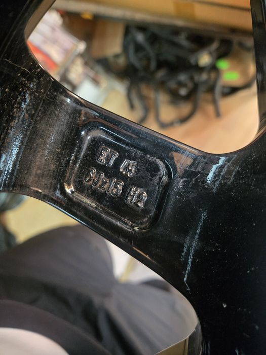 Джанти VW 15' като нови черни