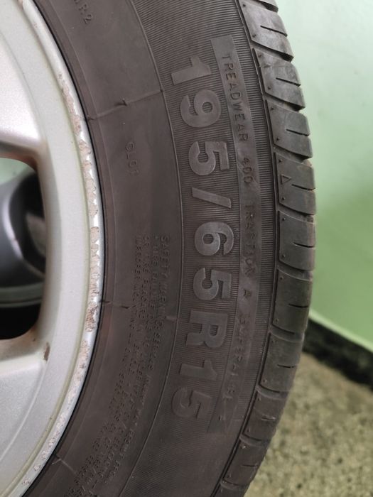 Лети  (алуминиеви) джанти с гуми за Опел Зафира / Астра, 15 цола 5×110