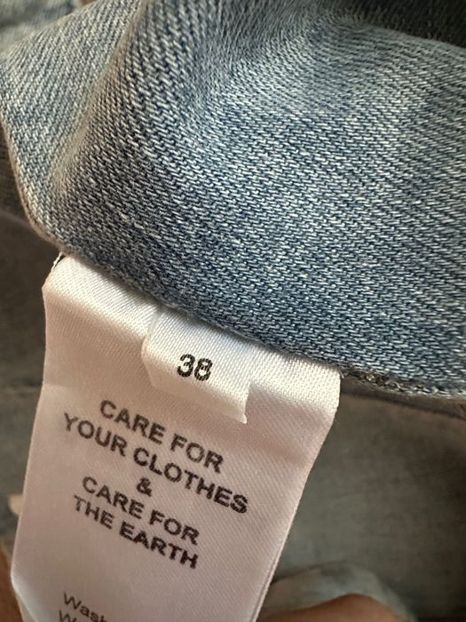 Чисто нов дънков/о топ/бюстие с връзки