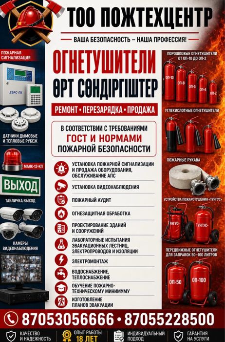 Огнетушители ОП-2