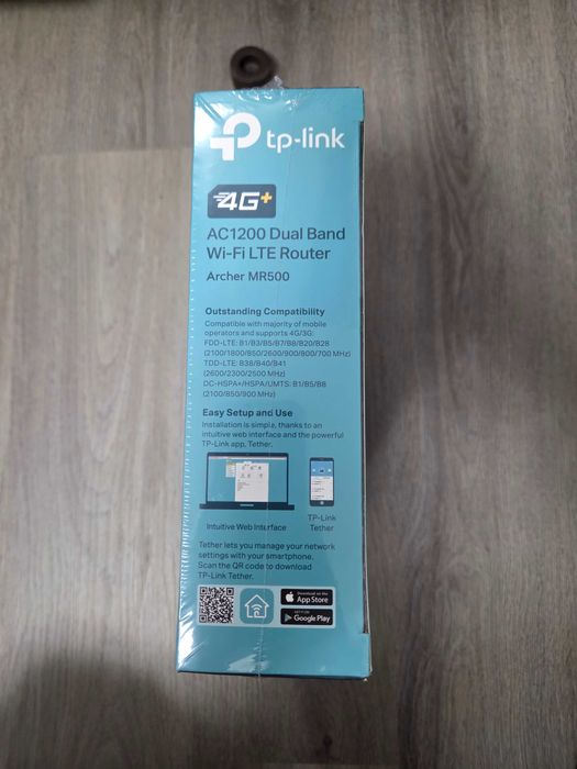 Router 4G+ Tp-link MR500 sigilat cu cartela SIM pentru internet