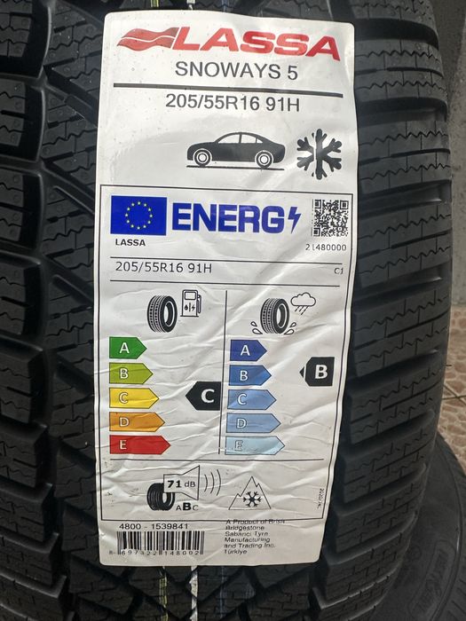 Нови зимни гуми LASSA SNOWAYS 5 205/55R16 91 H TL