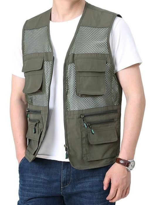 Жилеты летние с логотипом для всех профессий