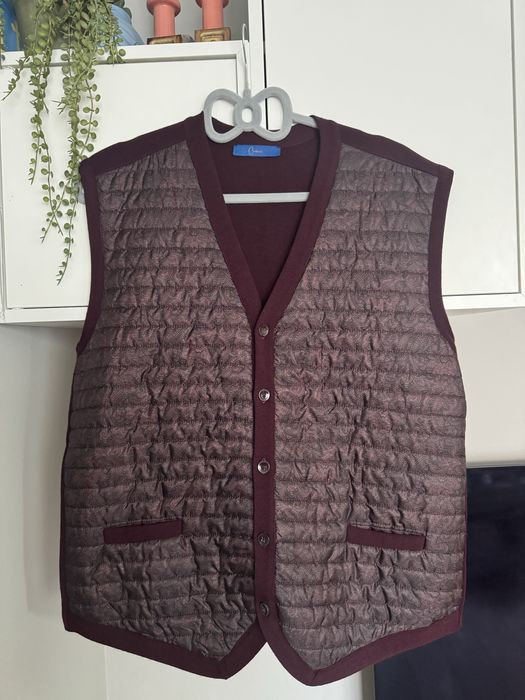 Мъжки елек от вълна 50% Carducci