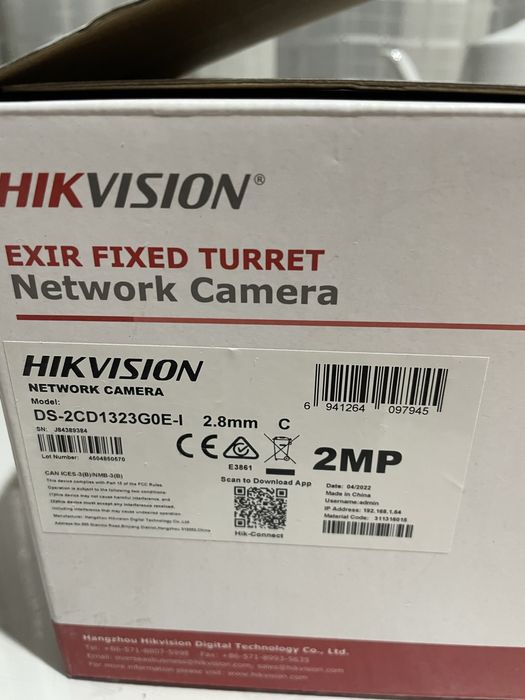 Hikvision Ds-2cd1323g0e-i