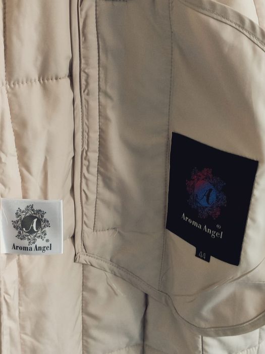 Плащь пальто стеганный размер 46