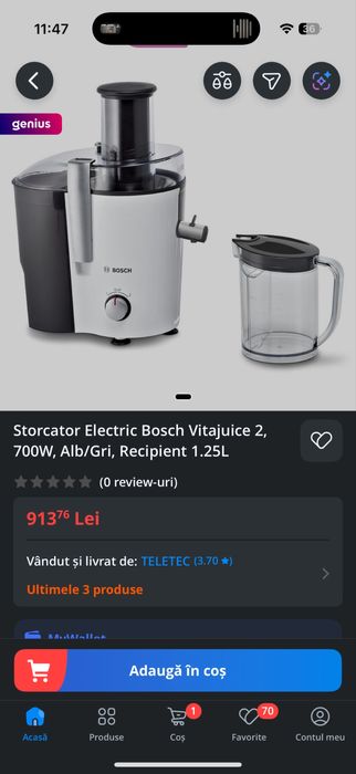 Storcator fructe bosch vitajuice 2