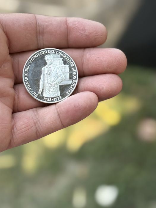 Silver 900 Banco central de venezuela 31,10gr