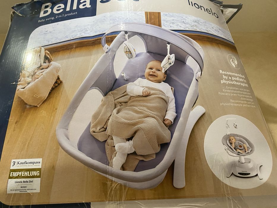 Бебешка люлка и шезлонг 2 в 1 - Lionelo Bella Set