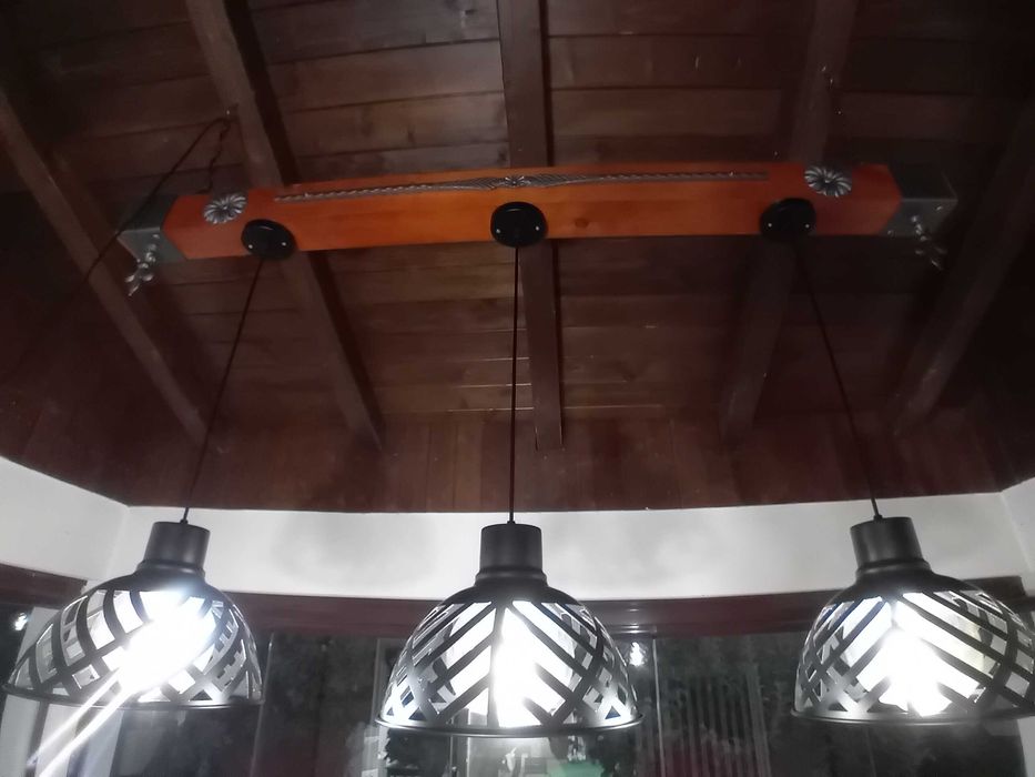 Lustre rustice vintage