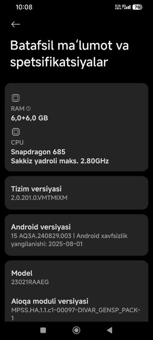 Redmi not 12 sotiladi