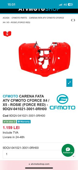 Carena Fata Cf Moto x5/x4 Rosie