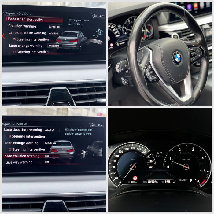 BMW G30 / 520D / Distronic / Interior Seria 7 / Faruri LED/ B47~190Cp / Carplay
