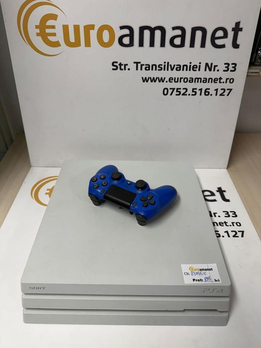 Consola Sony PlayStation 4 Pro, 1TB, White -T-