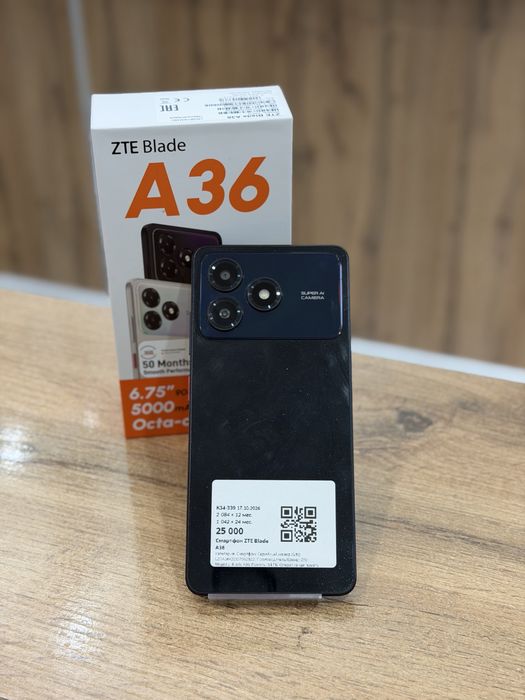 ZTE A 36  | 0-0-12 Рассрочка | Без % | Baitime