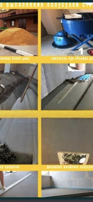 Полусухая стяжка с маленькой агрегатом