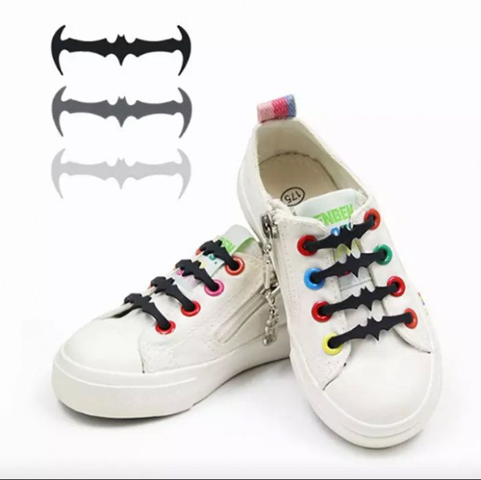 Цветни силиконови връзки за обувки маратонки кецове силиконови каишки