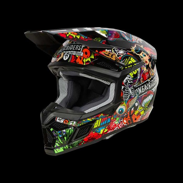 Мотокрос каска O'NEAL 3SERIES CRANK MULTI Размери: XS,S,M,L,XL,2XL