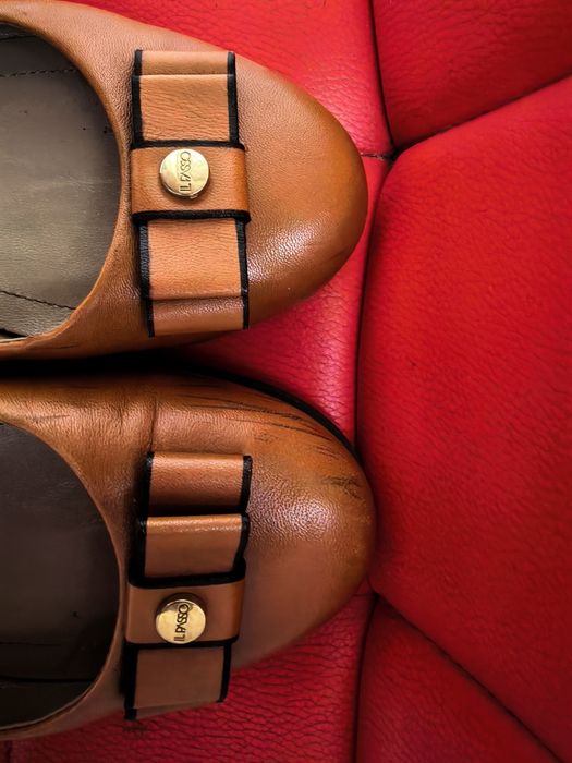 Balerini piele IL PASSO maro mărimea 38