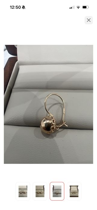 Продам сережки золото