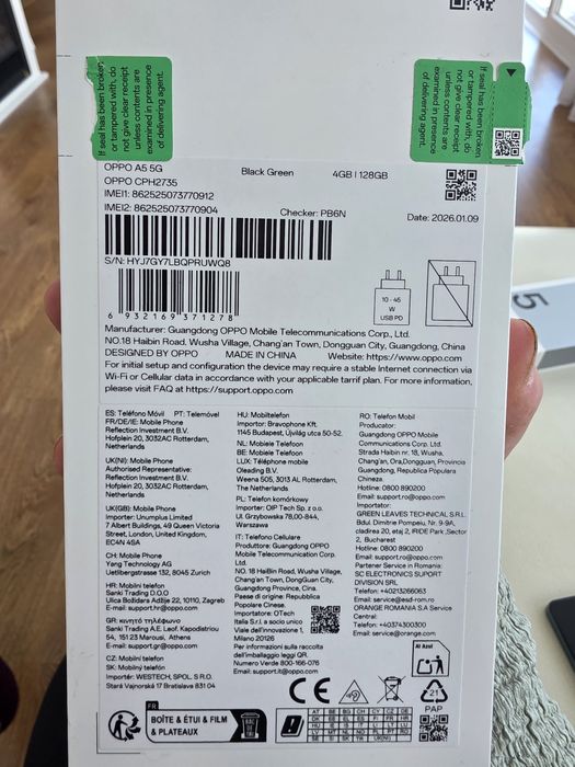 OPPO A5 5G  Чисто нов!