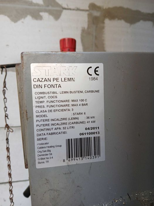 :De vănzare:CENTRALA TERMICA DE fontă!.