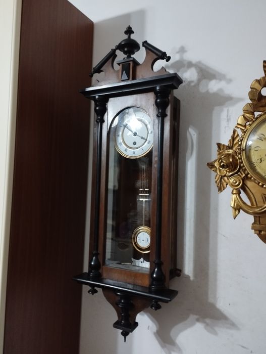 Ceas pendula de perete anii 1900 +/- cu pendul