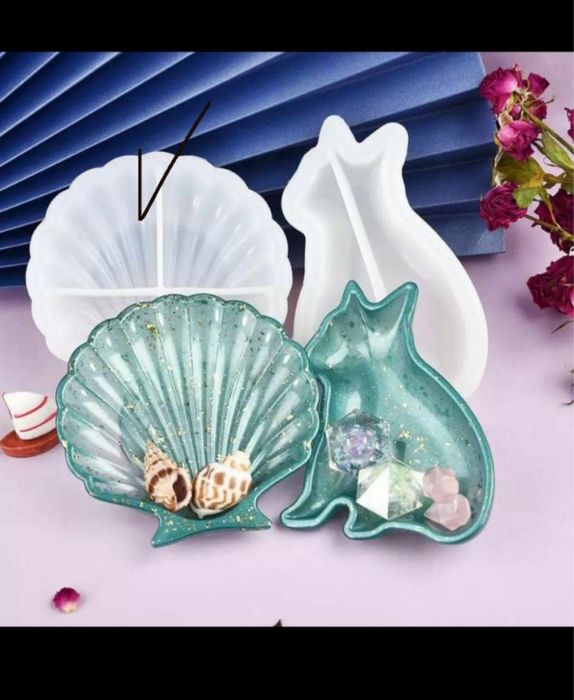 силиконовая форма молд ракушка