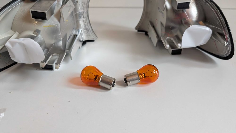 Мигачи БМВ Е38 7 серия Бели Фейслифт Facelift BMW E38 facelift