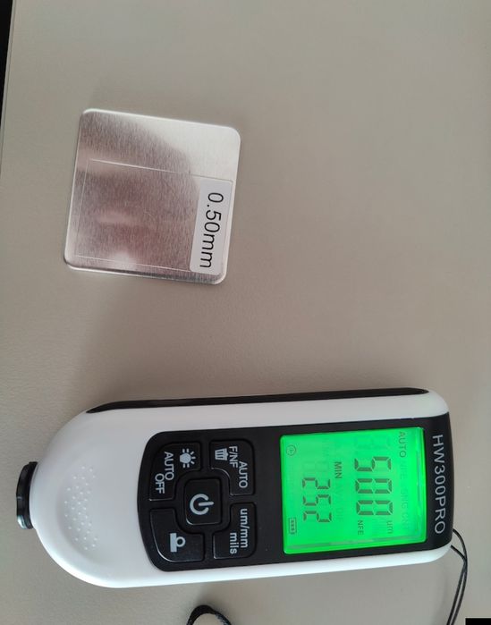 Tester profesional masurare vopsea echipamente auto, ABS, Alb