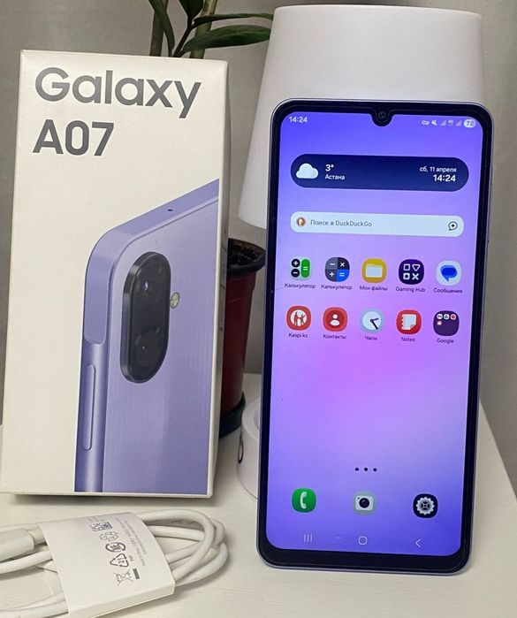 Samsung  A07. С коробкой!