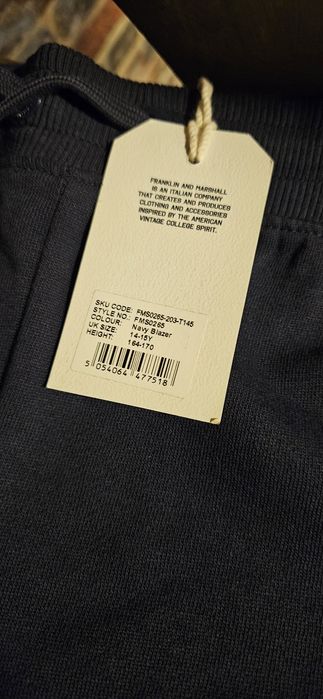 Чисто нов детски екип Franklin Marshall 14-15y