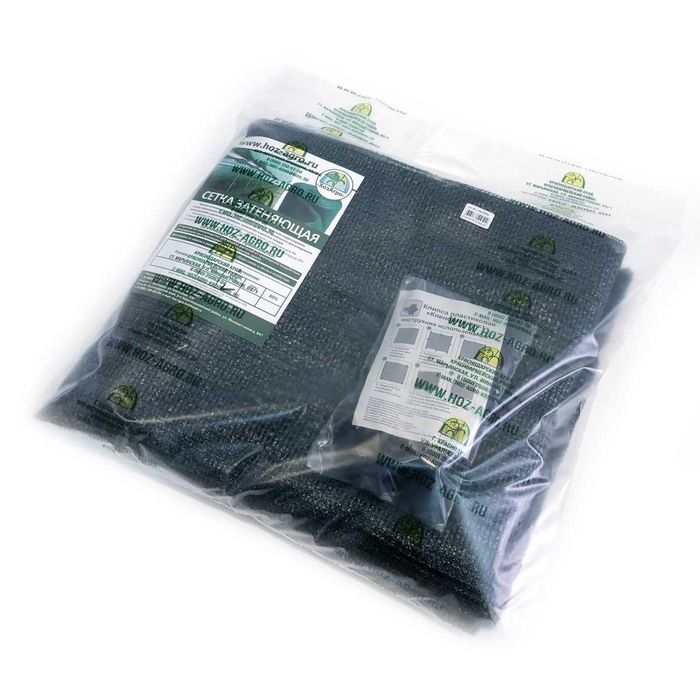 Сетка фасованная солнцезащитная 80 гр в комплекте пластиковый крепеж