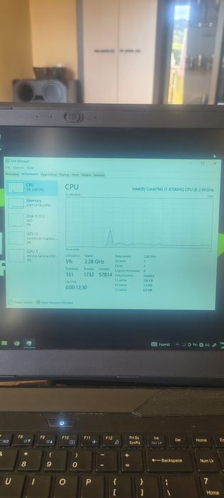 Геймърски лаптоп Aftershock / i7-6700HQ / 12GB RAM / GTX 960M / 256GB NVMe SSD