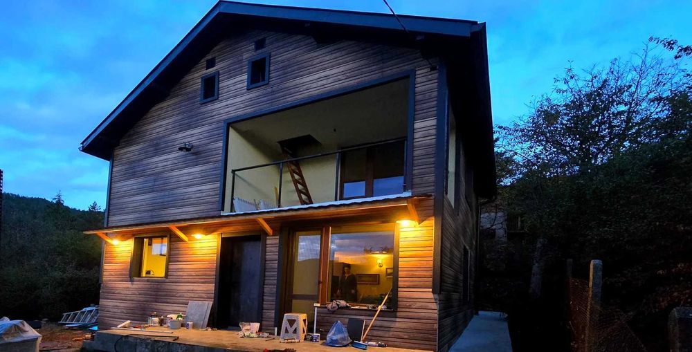 Дървесна Фасадна облицовка