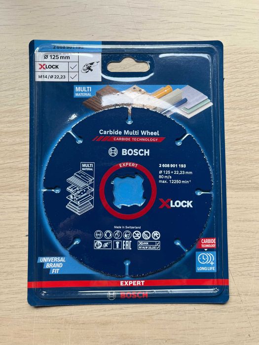 Disc pentru flex cu carbura metalica Bosch Multi Wheel 125 mm, lemn