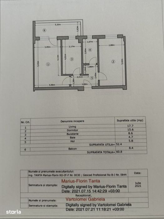Apartament 2 Camere De Vânzare – Popești-Leordeni -Mall La Strada !