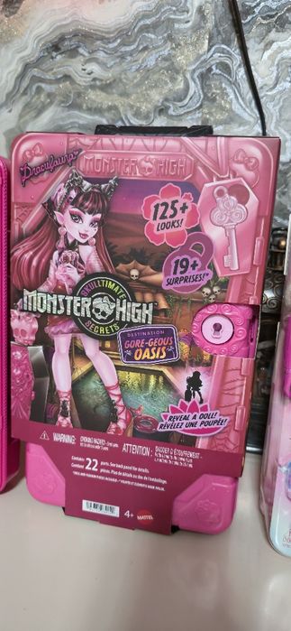 Кукла Monster High - Skulltimate Secrets, Draculaura, с аксесоари. Открийте вселената, изпълнена с мистерия