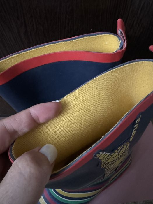 Резиновые сапоги на мальчика