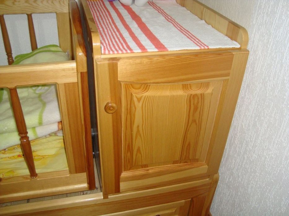 Детско легло със кошетка